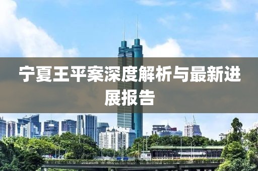 宁夏王平案深度解析与最新进展报告