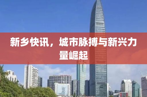 新乡快讯，城市脉搏与新兴力量崛起