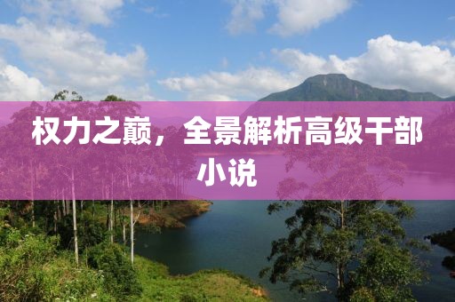 权力之巅，全景解析高级干部小说