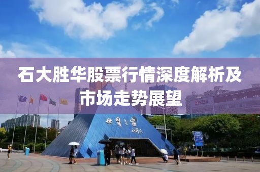石大胜华股票行情深度解析及市场走势展望