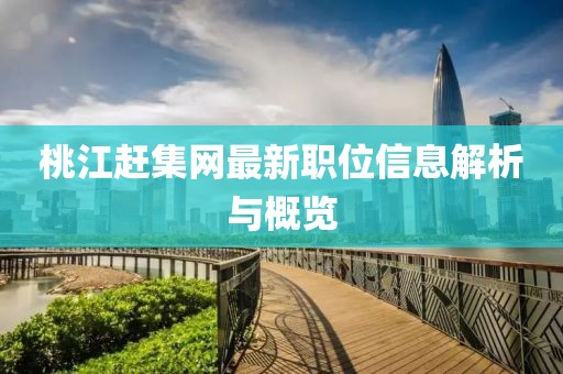 桃江赶集网最新职位信息解析与概览