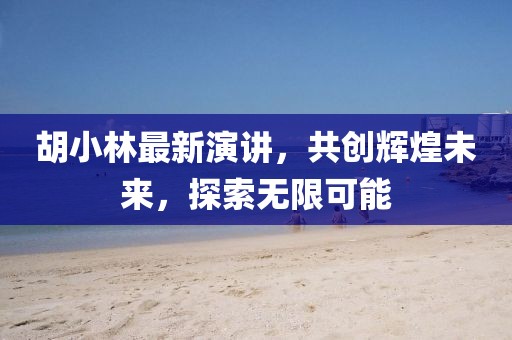 胡小林最新演讲，共创辉煌未来，探索无限可能