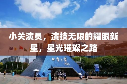 小关演员，演技无限的耀眼新星，星光璀璨之路