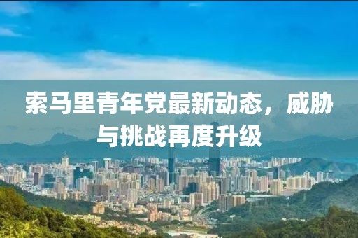 索马里青年党最新动态，威胁与挑战再度升级
