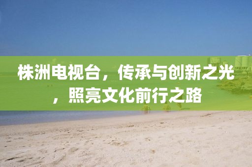 株洲电视台，传承与创新之光，照亮文化前行之路