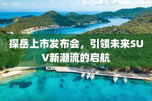 探岳上市发布会，引领未来SUV新潮流的启航