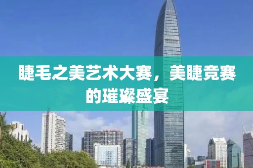 睫毛之美艺术大赛，美睫竞赛的璀璨盛宴