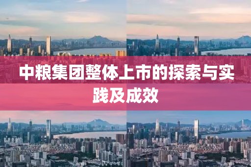 中粮集团整体上市的探索与实践及成效