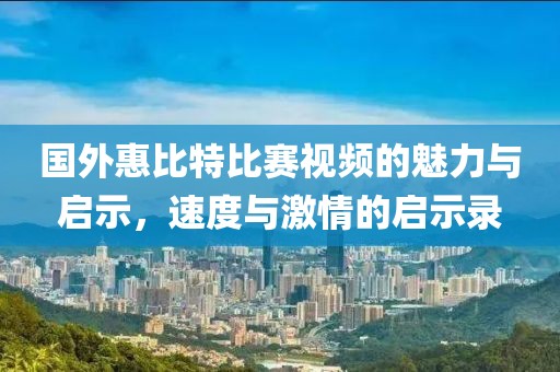 国外惠比特比赛视频的魅力与启示，速度与激情的启示录