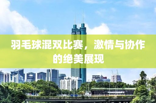 羽毛球混双比赛，激情与协作的绝美展现