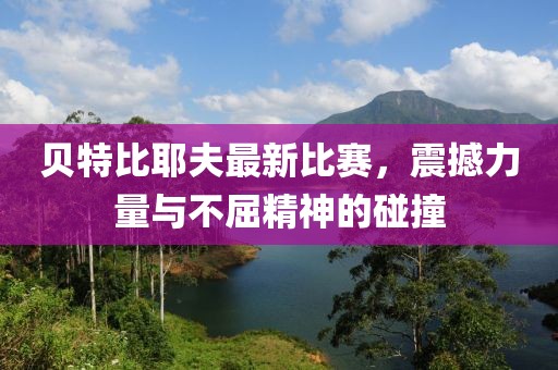 贝特比耶夫最新比赛，震撼力量与不屈精神的碰撞