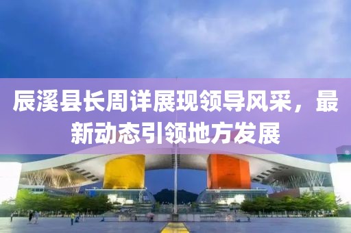 辰溪县长周详展现领导风采，最新动态引领地方发展