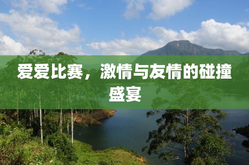 爱爱比赛，激情与友情的碰撞盛宴
