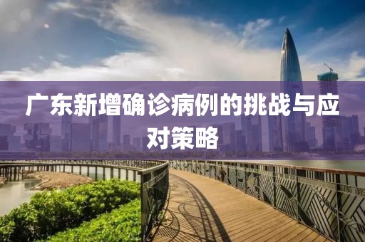广东新增确诊病例的挑战与应对策略