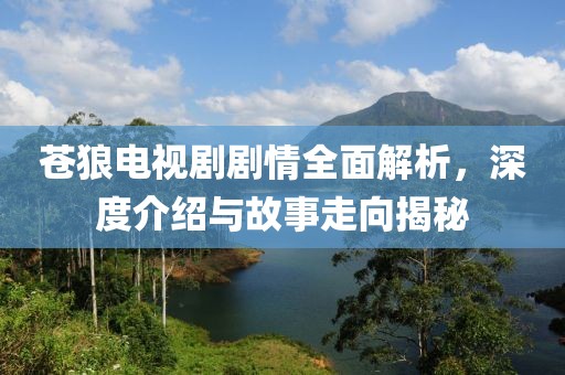 苍狼电视剧剧情全面解析，深度介绍与故事走向揭秘