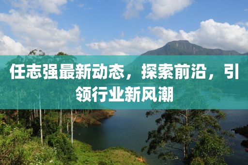 任志强最新动态，探索前沿，引领行业新风潮