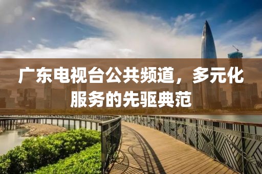 广东电视台公共频道，多元化服务的先驱典范