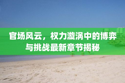 官场风云，权力漩涡中的博弈与挑战最新章节揭秘