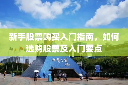 新手股票购买入门指南，如何选购股票及入门要点