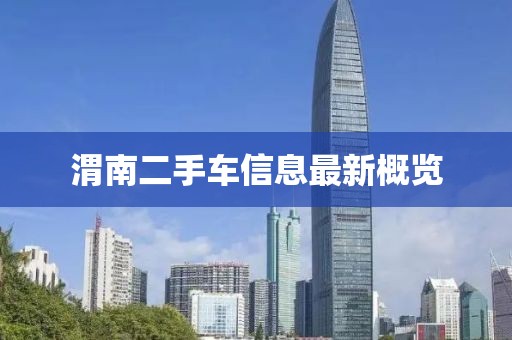 渭南二手车信息最新概览