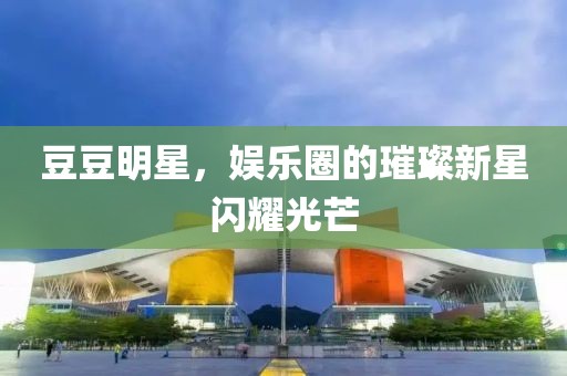 豆豆明星，娱乐圈的璀璨新星闪耀光芒