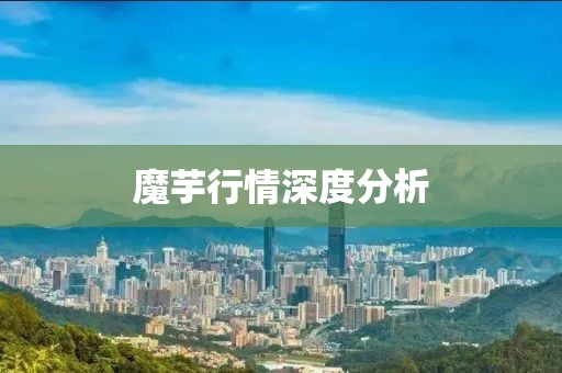 魔芋行情深度分析