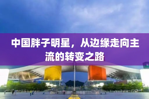 中国胖子明星，从边缘走向主流的转变之路