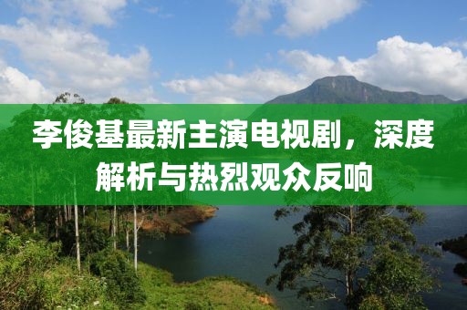 李俊基最新主演电视剧，深度解析与热烈观众反响