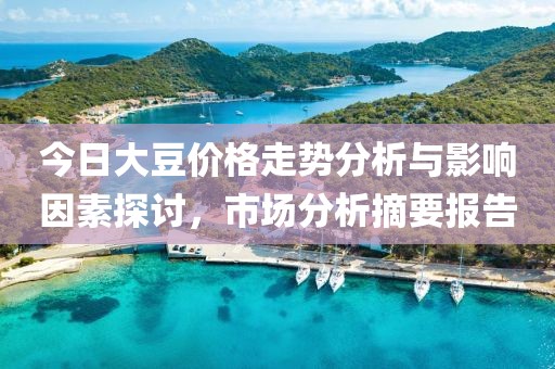 今日大豆价格走势分析与影响因素探讨，市场分析摘要报告