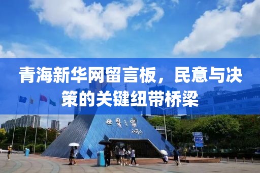 青海新华网留言板，民意与决策的关键纽带桥梁
