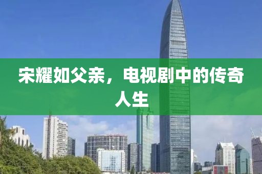 宋耀如父亲，电视剧中的传奇人生