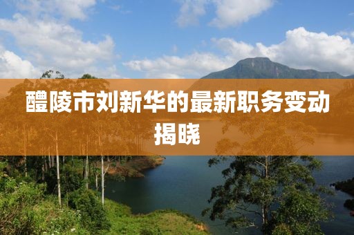 醴陵市刘新华的最新职务变动揭晓