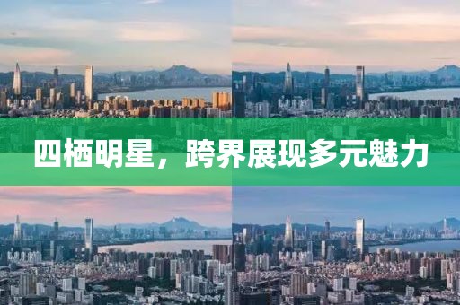 四栖明星，跨界展现多元魅力