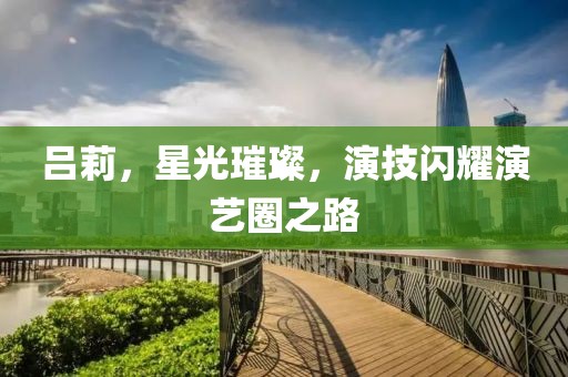 吕莉，星光璀璨，演技闪耀演艺圈之路