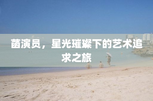菡演员，星光璀璨下的艺术追求之旅