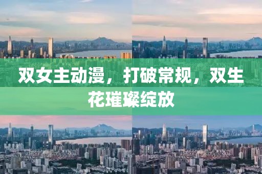 双女主动漫，打破常规，双生花璀璨绽放